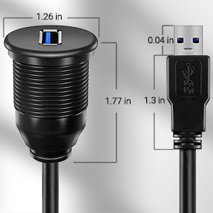 Use an existing hole or cut a hole on your dashboard and clip in the socket to flush mount it 