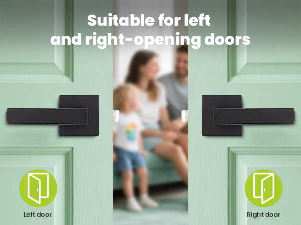suitable for left and right-opening doors