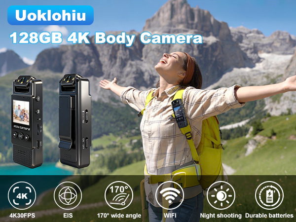 body camera with audio