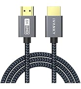 IVANKY 8K HDMI Cable 15 ft, 48Gbps HDMI 2.1 Cable, [8K/60Hz 4K/120Hz, HDR, HDCP 2.3, 3D, eARC], H...