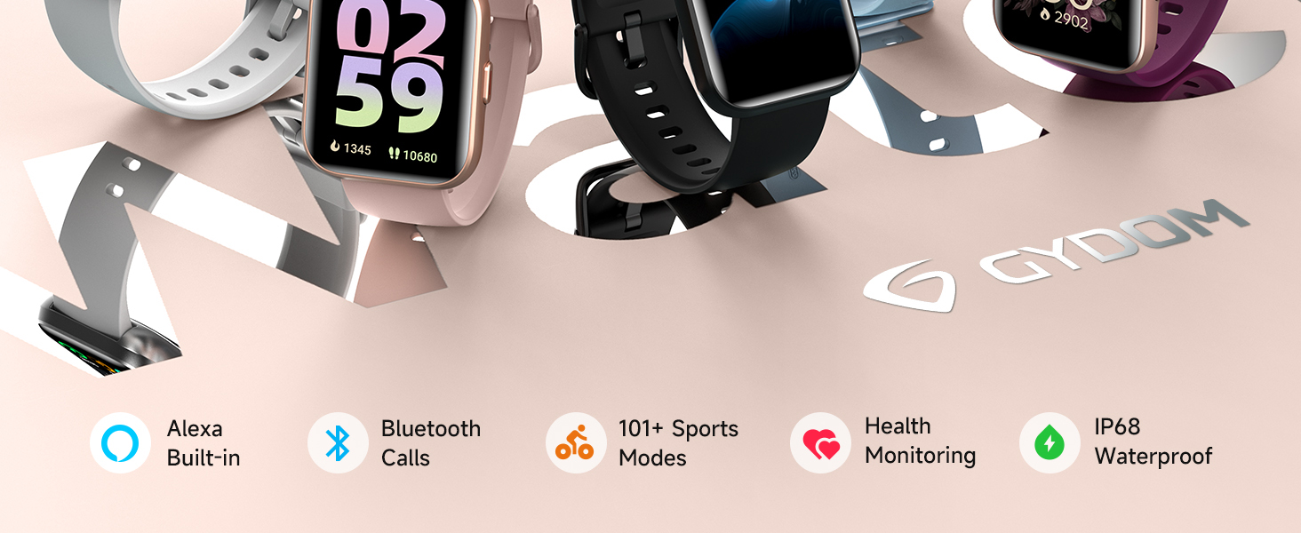 Smart Watches for Women Android &amp;amp;amp; iPhone, 1.8&amp;amp;#39;&amp;amp;#39; Alexa Built-in Smartwatch with Bluetooth Calls