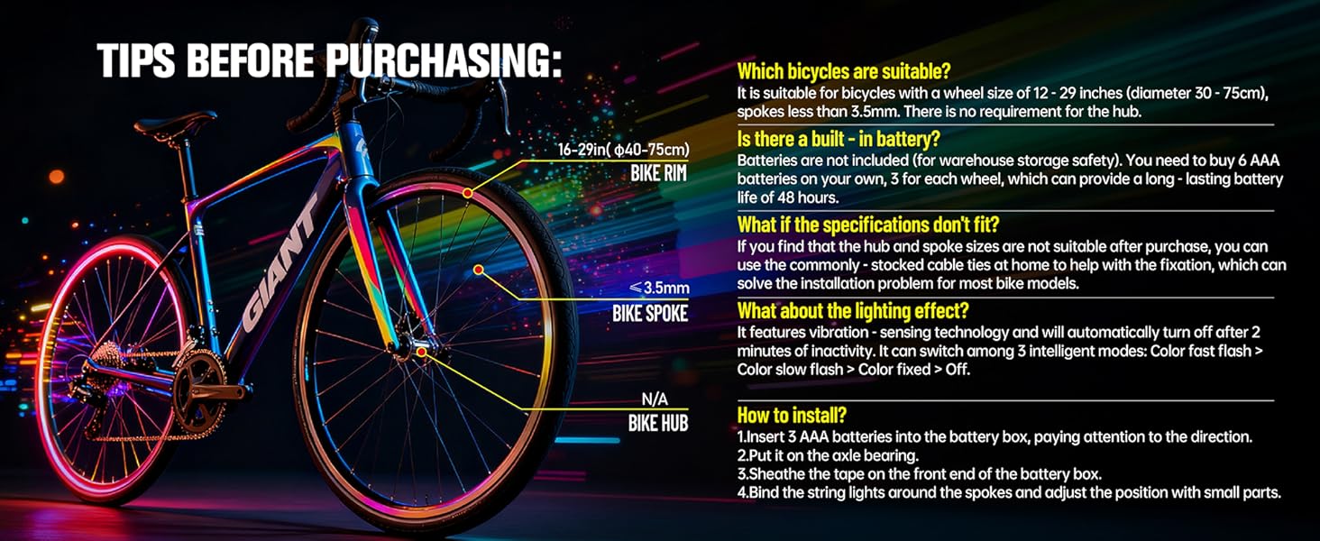 bicycle spoke lights