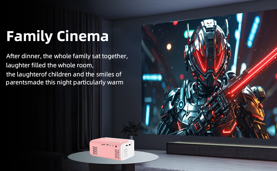 projector;mini projector;portable projector;projector with wifi and bluetooth;projector for bedroom