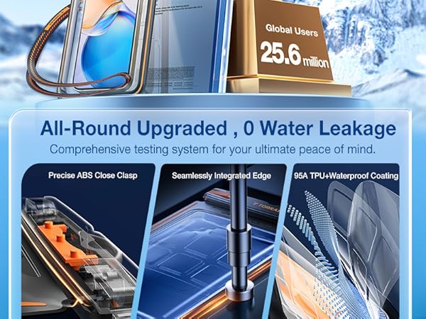 waterproof phone pouch floating