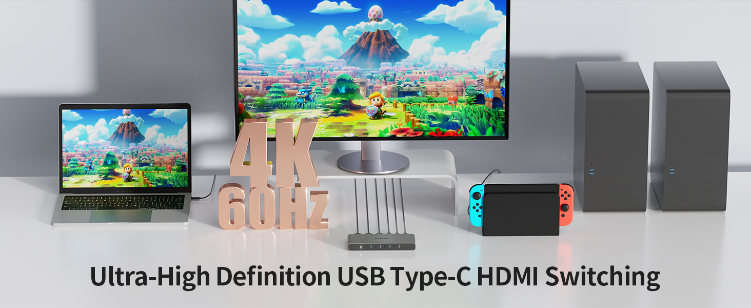 4k 60hz usb c hdmi switch