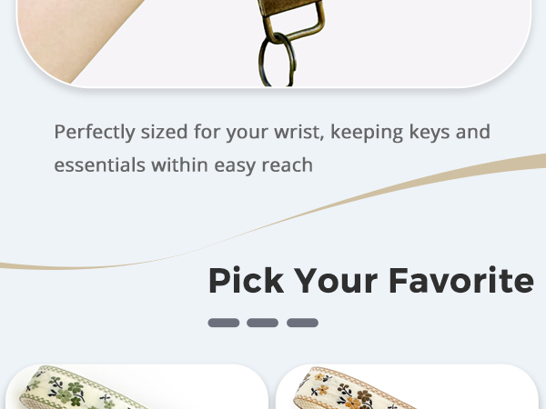 wristlet keychain