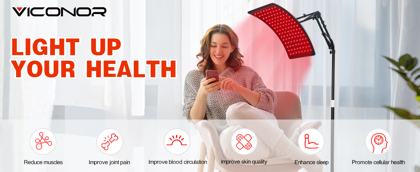 red light therapy lamp