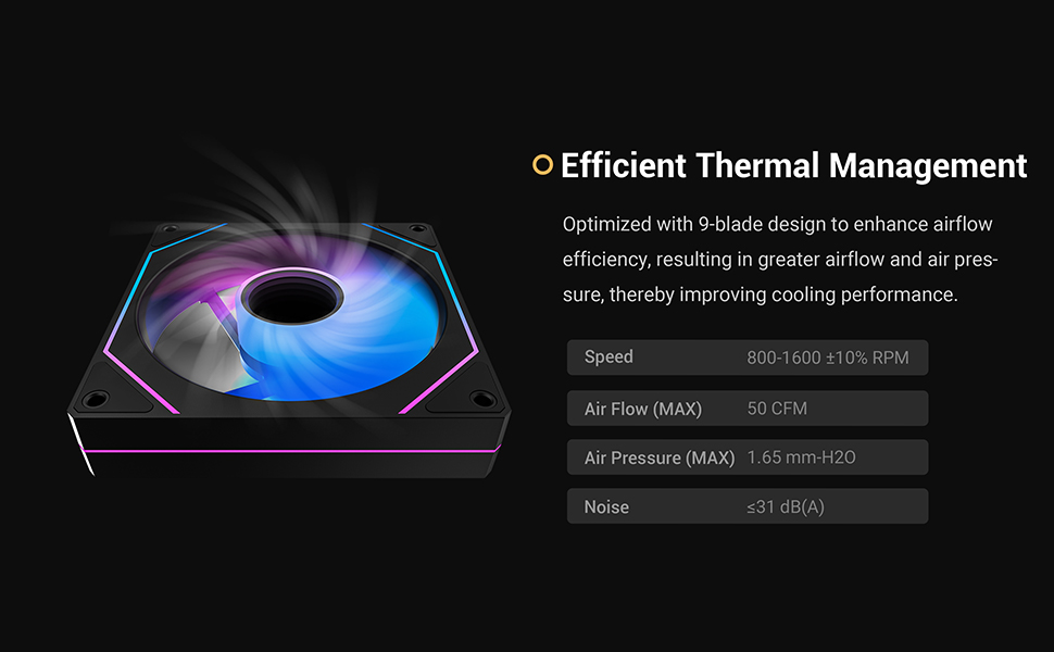 Ocypus Gamma F12 ARGB Cooling Fan