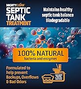 Septic Tank Treatment - 12 Pods, 1 Year Supply - Dissolvable Septic Tank Treatment Pods with Natu...