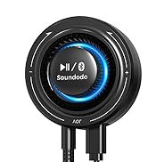 Soundodo Bluetooth Car Adapter, AUX Bluetooth Adapter for Car/Home Stereo/Hands-Free Calls, Bluet...