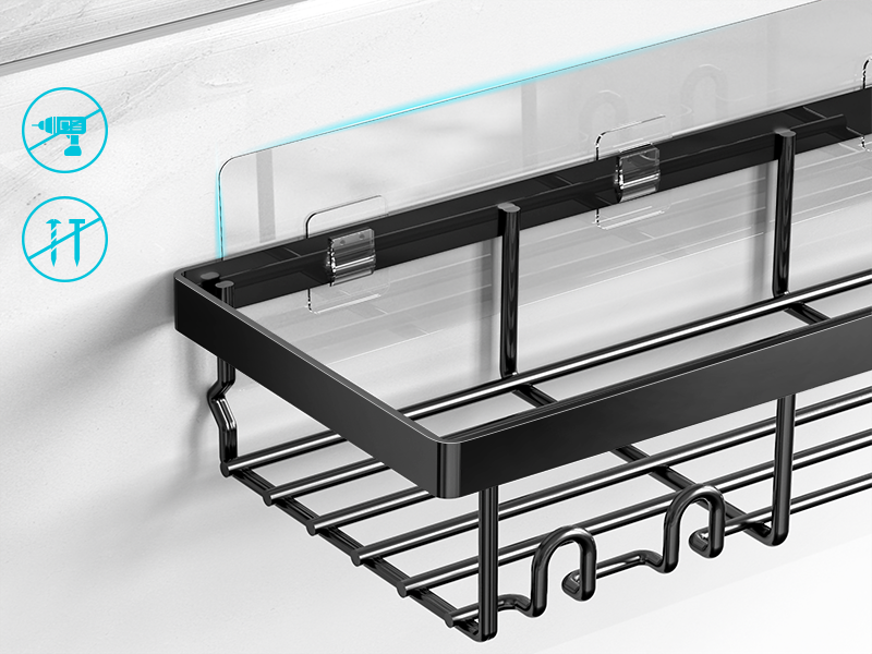 bathroom shelves