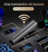 Phomemo G100 Pro Upgraded WiFi Direct Print Portable Printers Wireless for Travel,100mm/s Thermal...