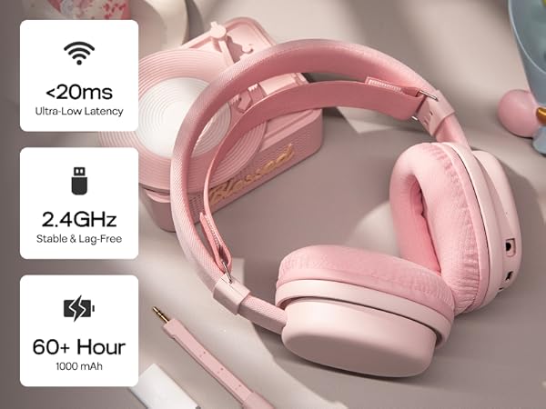 G7 Headset Pink
