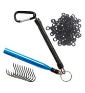 Reaction Tackle Wacky Worm Tool Wacky O-Rings Wacky Rigging Plastic Senko Style Worms