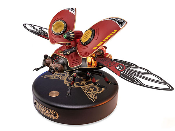 ROKR Mechanical Manta Ray 3D Metal Model Puzzle for Adults & Teens, Mechanical STEM Model Building K...