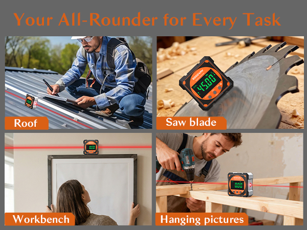 All-rounder for roof, saw, workbench, hanging