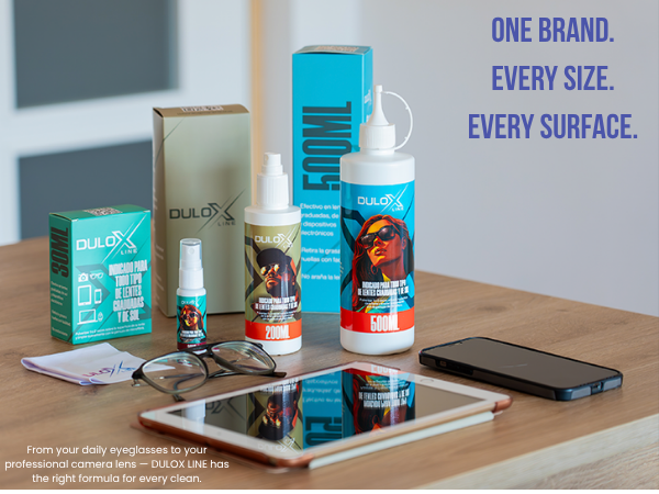 DULOX LINE cleaner spray 30ml 200ml 500ml for eyeglasses, tablets and phones