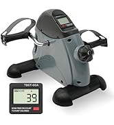 FURFAST Mini Exercise Bike, Under Desk Bike Pedal Exerciser Portable Foot Cycle Arms &amp; Legs Worko...