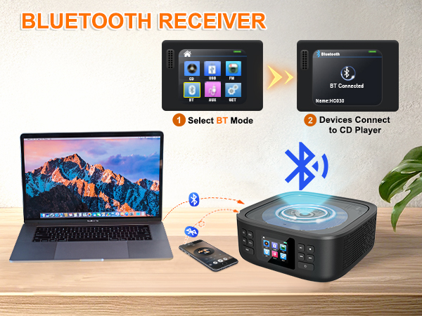 Bluetooth CD Player