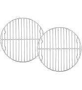 TeamFar Round Cooling Rack Set of 2, 9 Inch Round Baking Steaming Roasting Rack Set Stainless Ste...