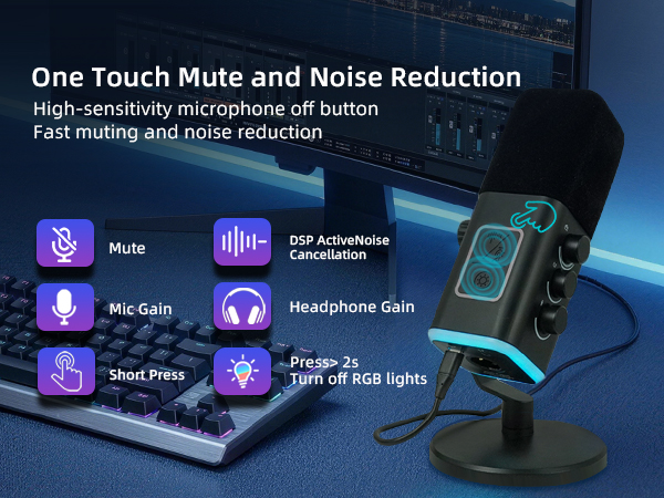 Gaming XLR/USB Microphone