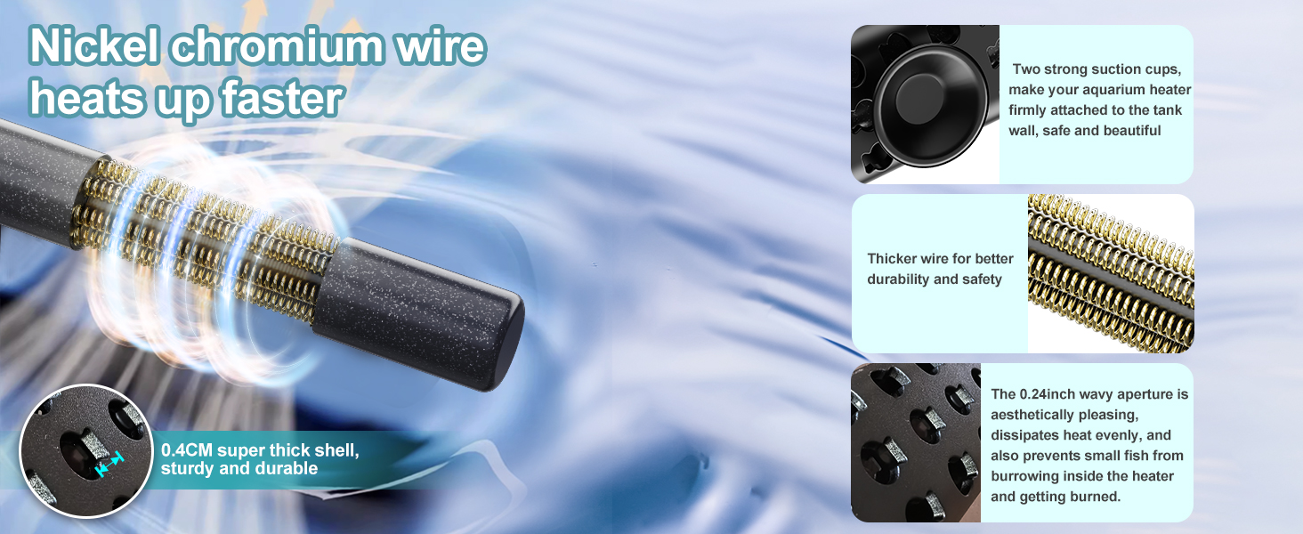 Thicker wire for better durability and safety