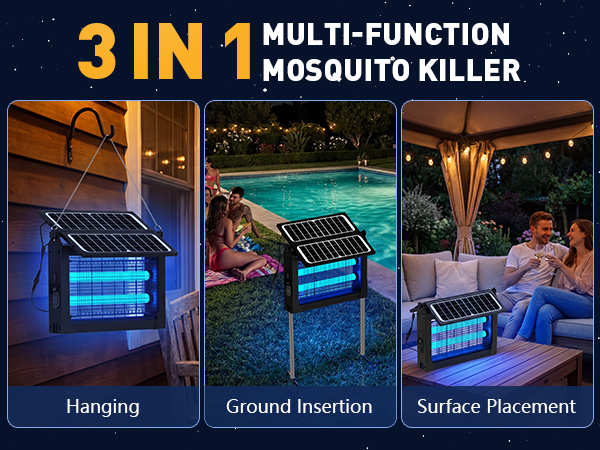 solar power bug zapper outdoor