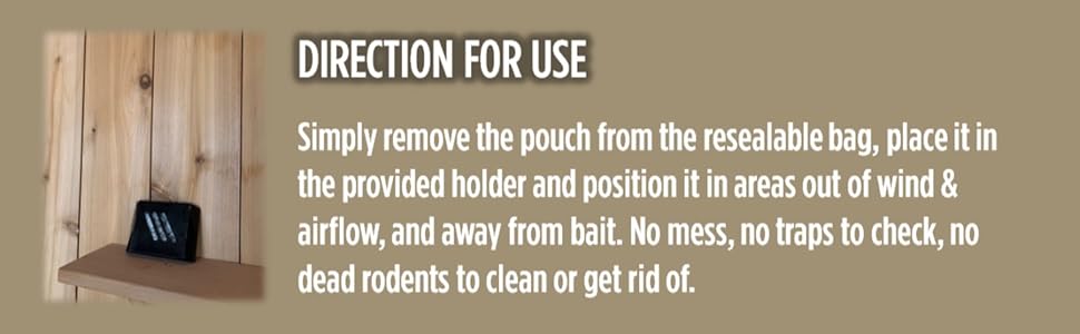 Grandpa Gus&amp;amp;amp;amp;amp;#39;s Mouse Repellent Pouches - Direction for use