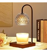 QENLAI Candle Warmer Lamp for Jar Candles, Candle Warming Lamp with 2/4/8h Timer, 7 Level Dimmer ...