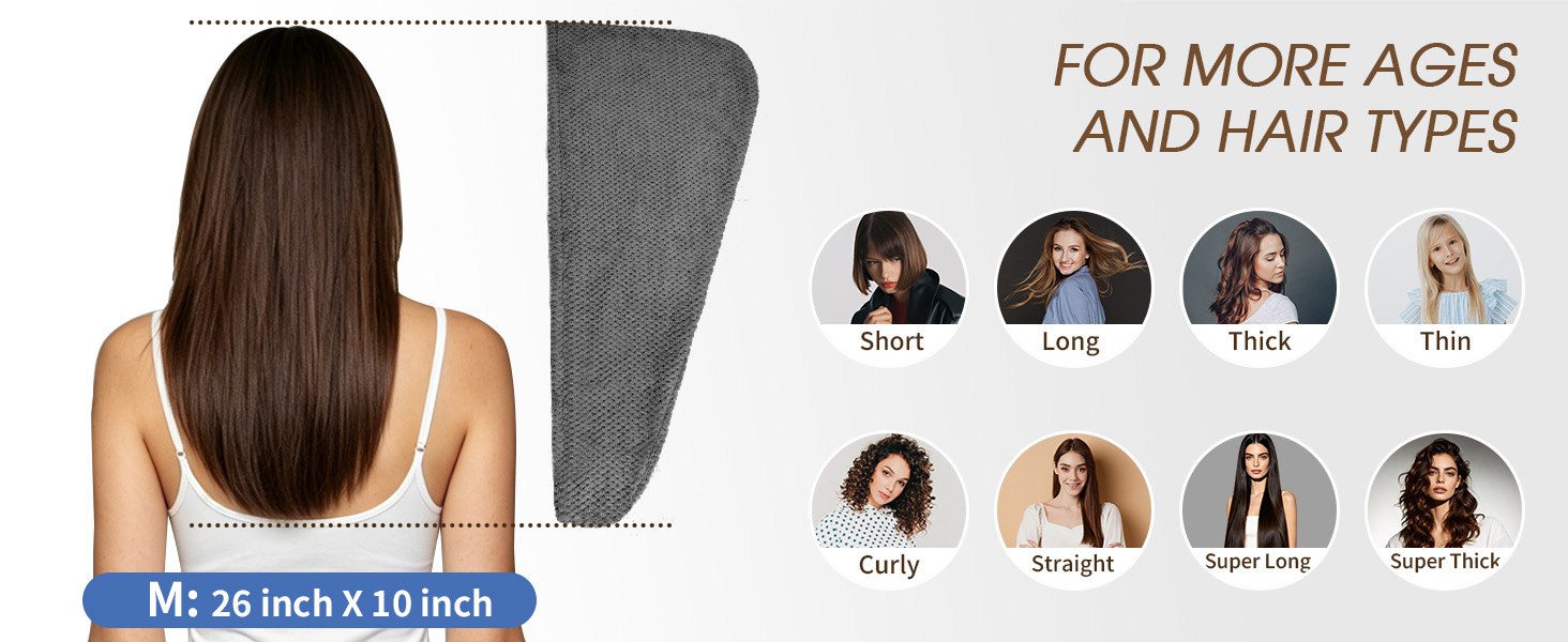 FOR MORE AGES AND HAIR TYPES