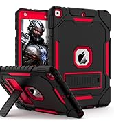 ZoneFoker Case for iPad 9th/8th/7th Generation 2021/2020/2019(10.2 inch), Heavy Duty Military Gra...