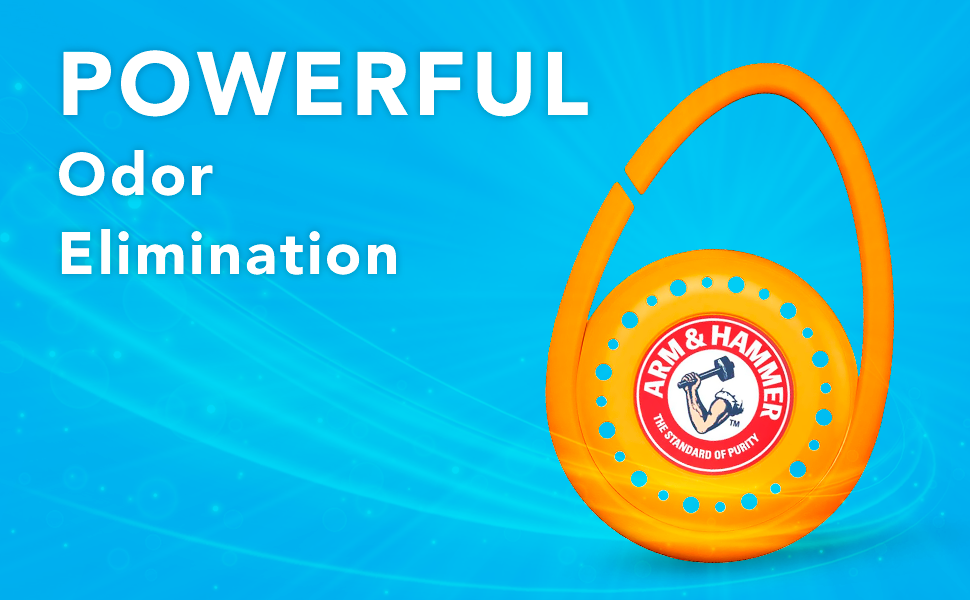 ARM AND HAMMER ODOR BUSTERZ BUSTERS CLIP N GO ODOR ELIMINATOR ODOR REMOVER CAR BAG AIR FRESHENER