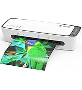Laminator Machine with Laminating Sheets A4 Portable Thermal Lamination 9-Inch Laminate for Perso...