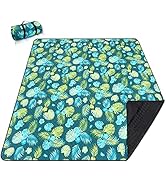 PY SUPER MODE Picnic Blankets Extra Large, Waterproof Foldable Outdoor Beach Blanket Oversized 83...