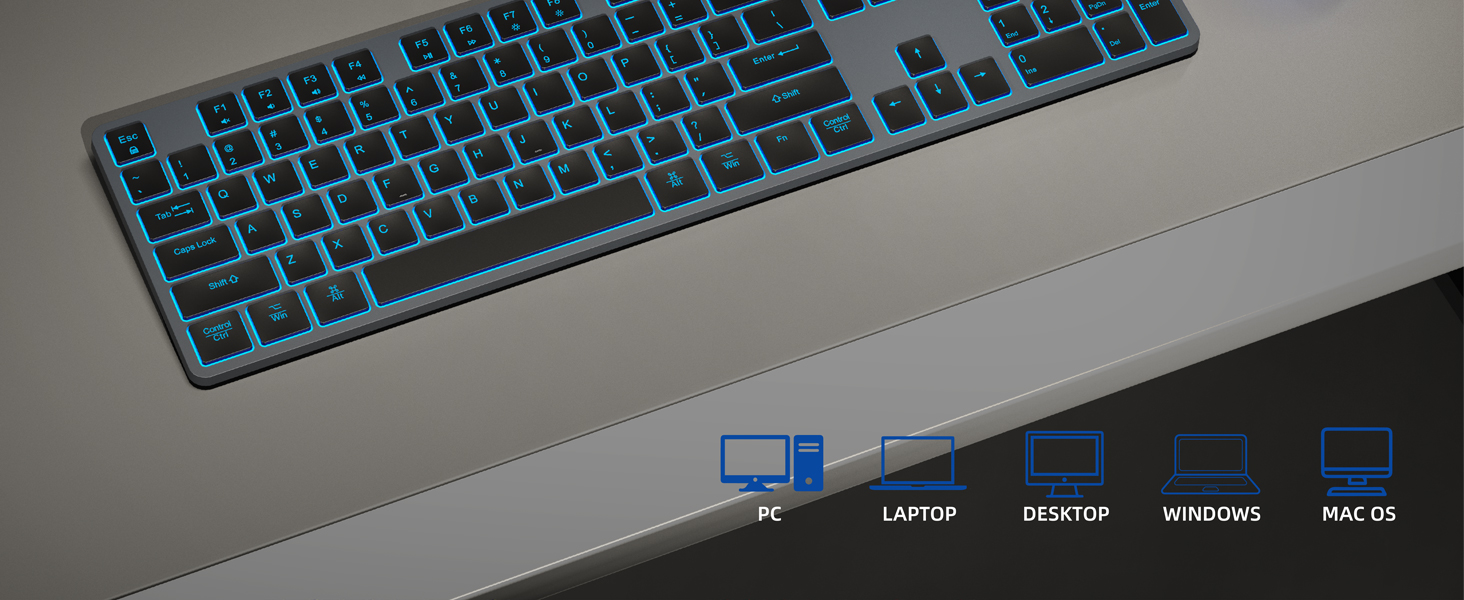 Wireless Keyboard and Mouse Combo