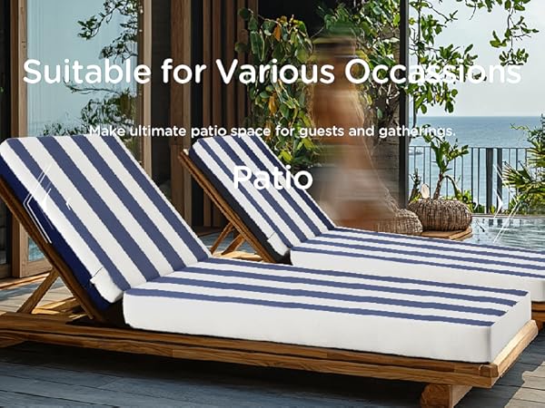 Codi-Outdoor-Chaise-Lounge Chair-Cushion-Waterproof-for-Patio-Furniture