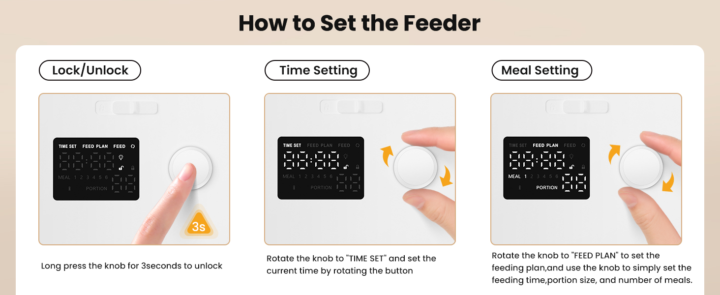 Automatic Cat Feeder and Water Dispenser