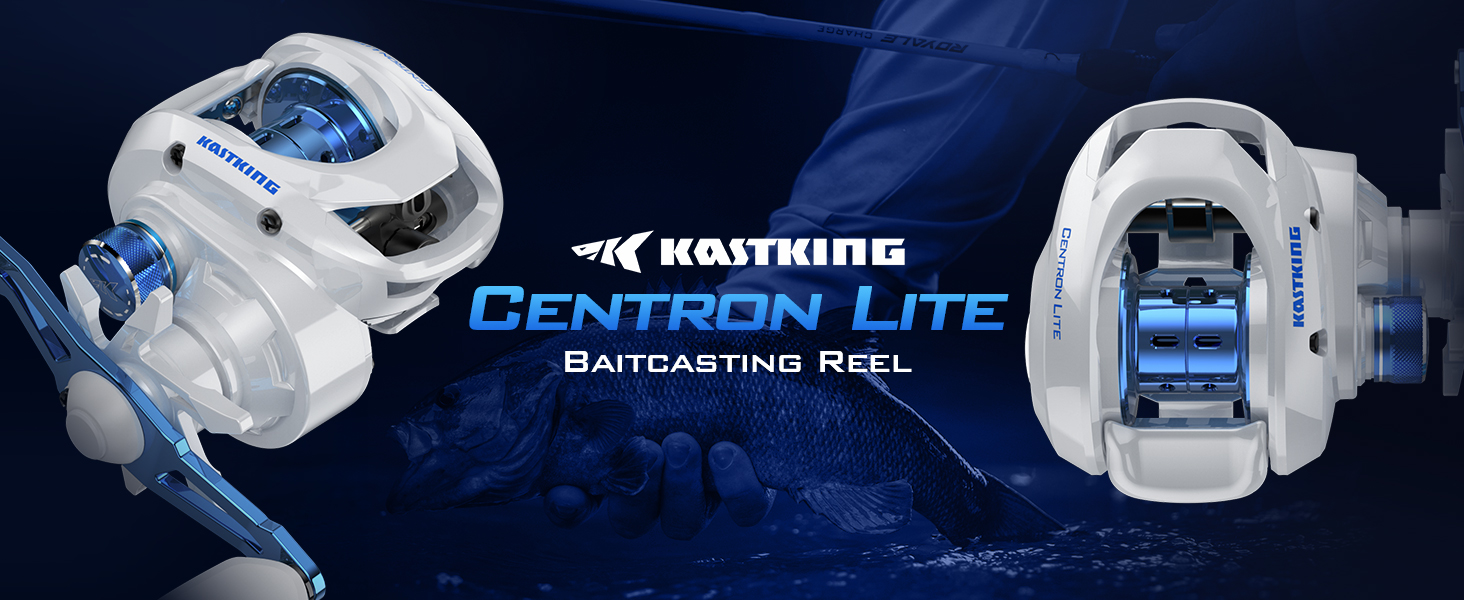 KastKing Centron Lite Long Cast Baitcasting Reel–Lightweight