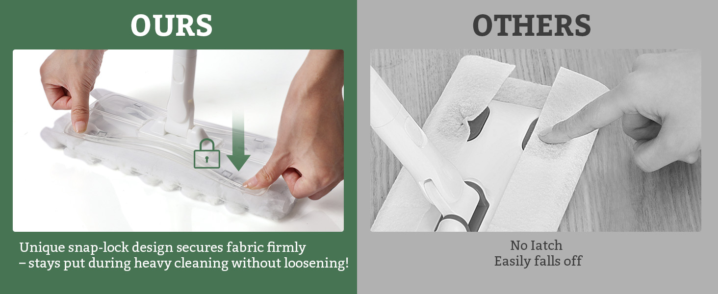 No more lost pads mid-sweep