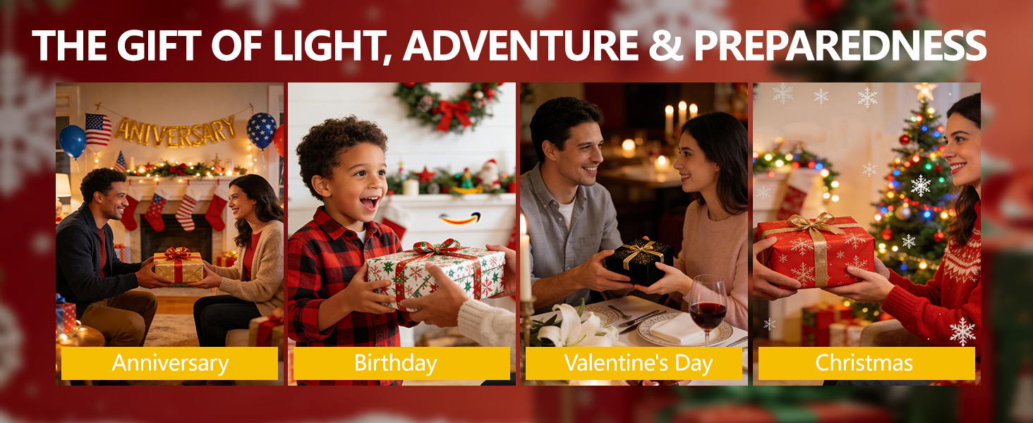 hunting gifts;gifts for men;mens stocking stuffer;gifts for hunters;power outage essentials