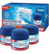 Vacplus Toilet Bowl Cleaners - 3 Pack, Krazy Klean Automatic Long-Lasting Toilet Cleaner Bottle, ...