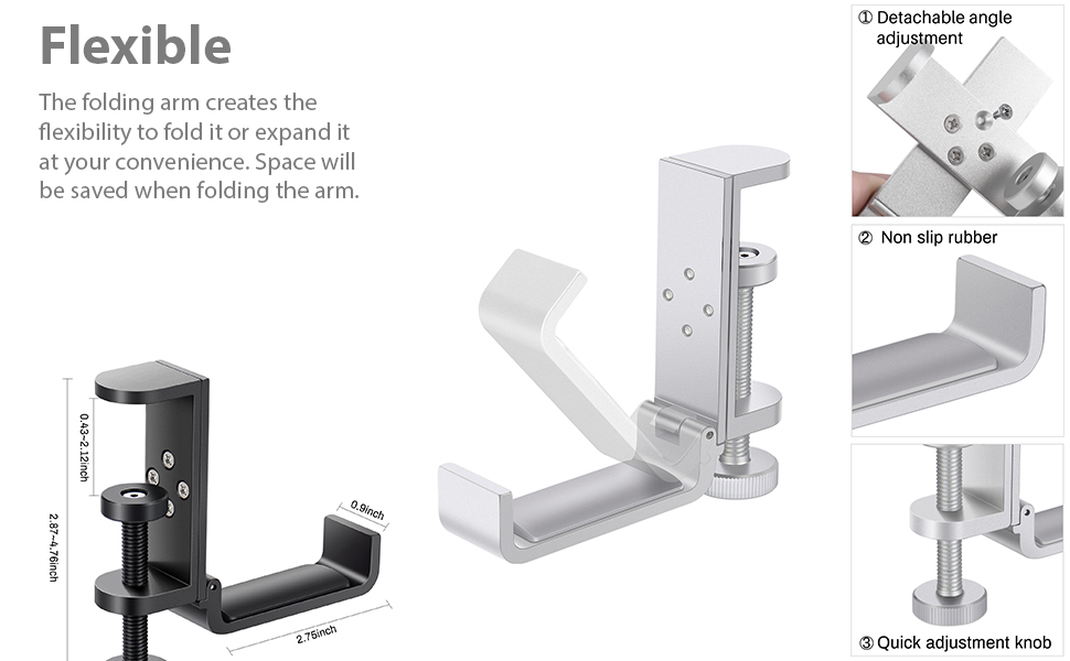 Backpack Holder Hook under desk