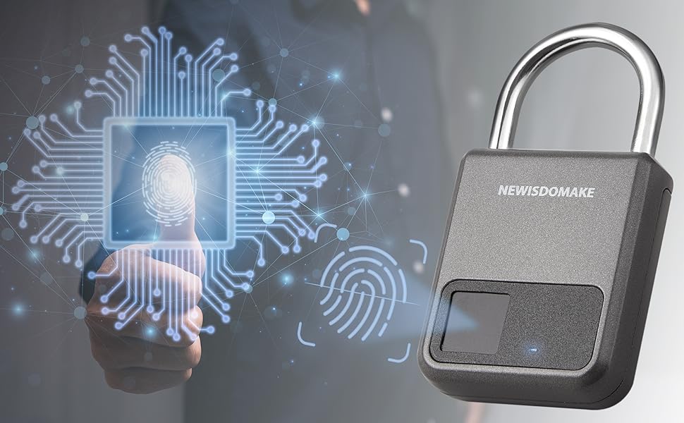 smart fingerprint padlock