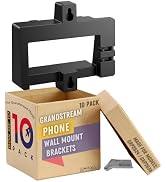Grandstream Phone Wall Mount Bracket 10 Pack for GRP2624/GRP2634 Desk Phones Only, Secure Fit for...
