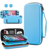 PAWDIARY Blue Switch 2 Carrying Travel Bag Accessories, with Hardshell PC Case Dockable Compatibl...
