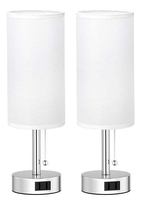 bedside lamps set of 2