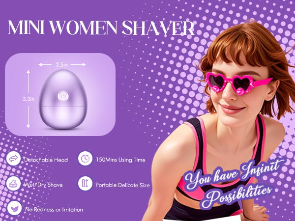 flawless mini women electric shaver