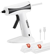 VEVOR Hot Glue Gun, Rechargeable Cordless Glue Gun, Mini Wireless Hot Glue Gun Kit with 2200mAh B...