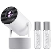 Mini Projector, HY300-KTV Music Edition Support 4K 1080P, Android 11 Portable Projector, with WIF...