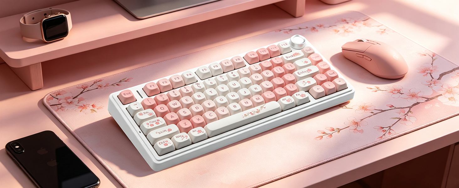 pink keycaps